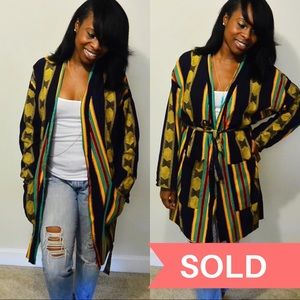Handmade African/tribal print kimono